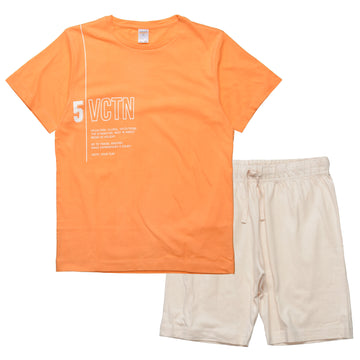 Pyjama mit Wording-Print