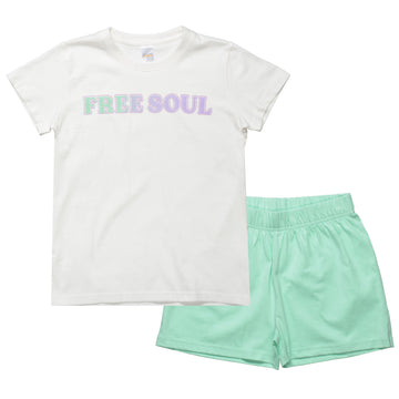 Shorty Pyjama mit Print