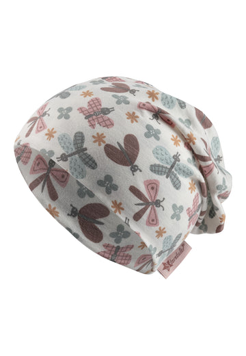 Beanie mit Schmetterlingen