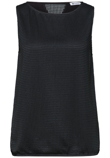 2-in-1 Mesh-Top mit U-Boot-Ausschnitt