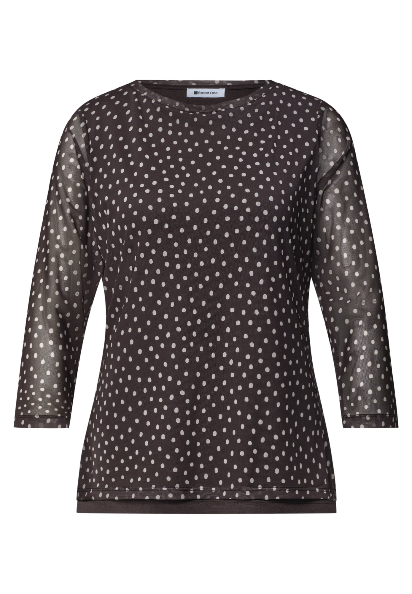 Street One Langarmshirts  braun