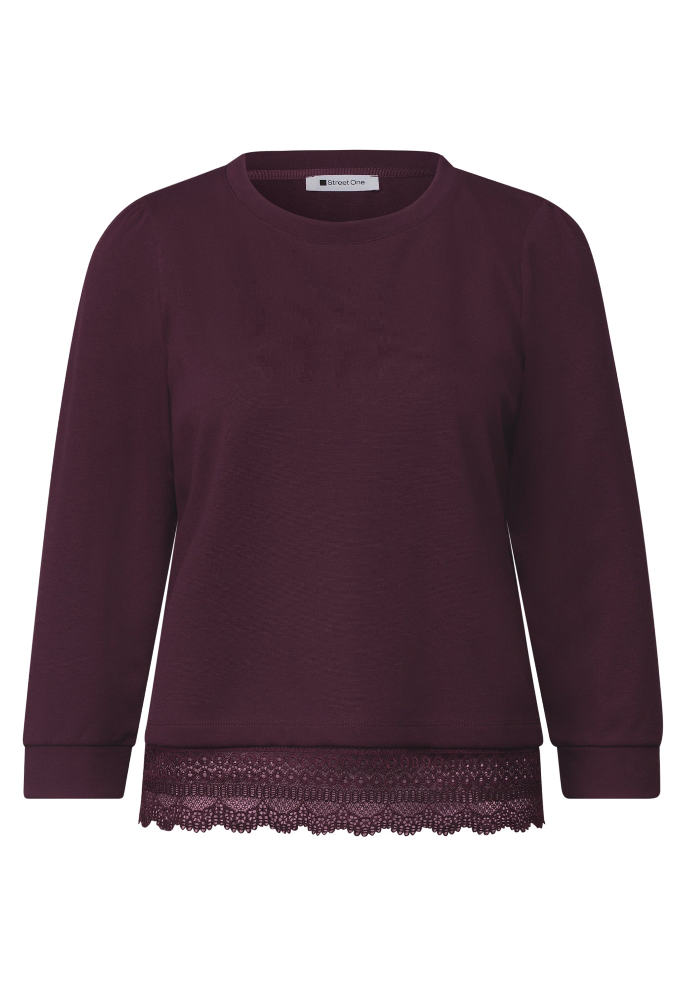 Street One Langarmshirts  bordeaux