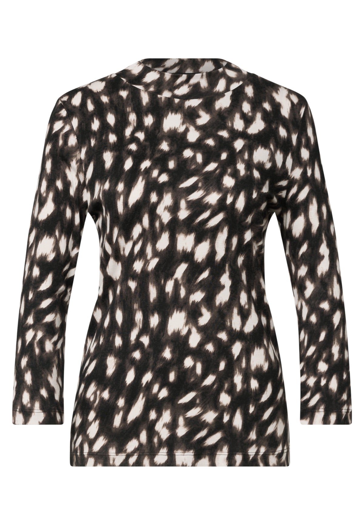 Street One Langarmshirts  schwarz
