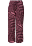 Street One Hosen  bordeaux