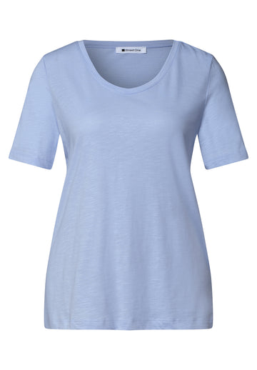 Basic T-Shirt aus Jersey