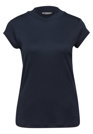 Basic T-Shirt mit Turtle Neck