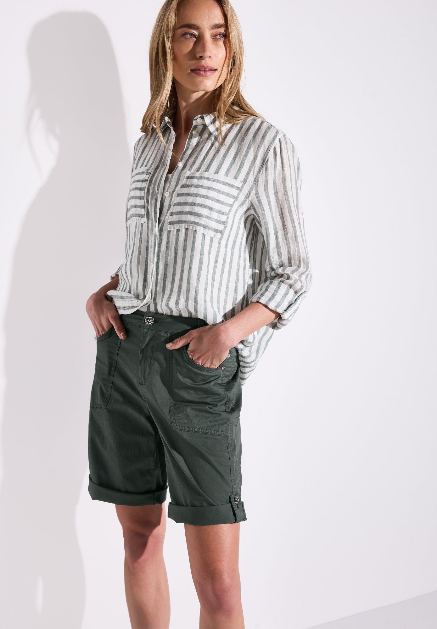 Street One Shorts  grün