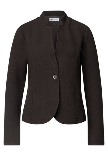 Blazer aus Jersey mit Struktur