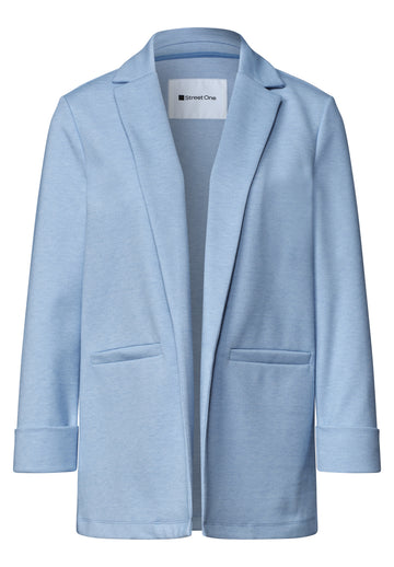 Blazer im langen und offenen Schnitt
