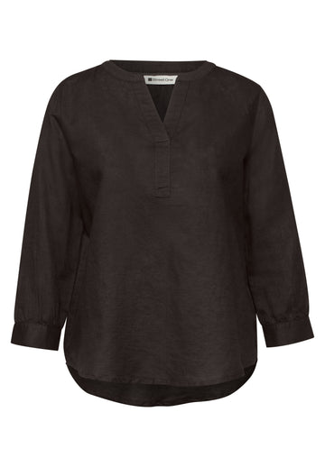 Bluse aus Leinenmix