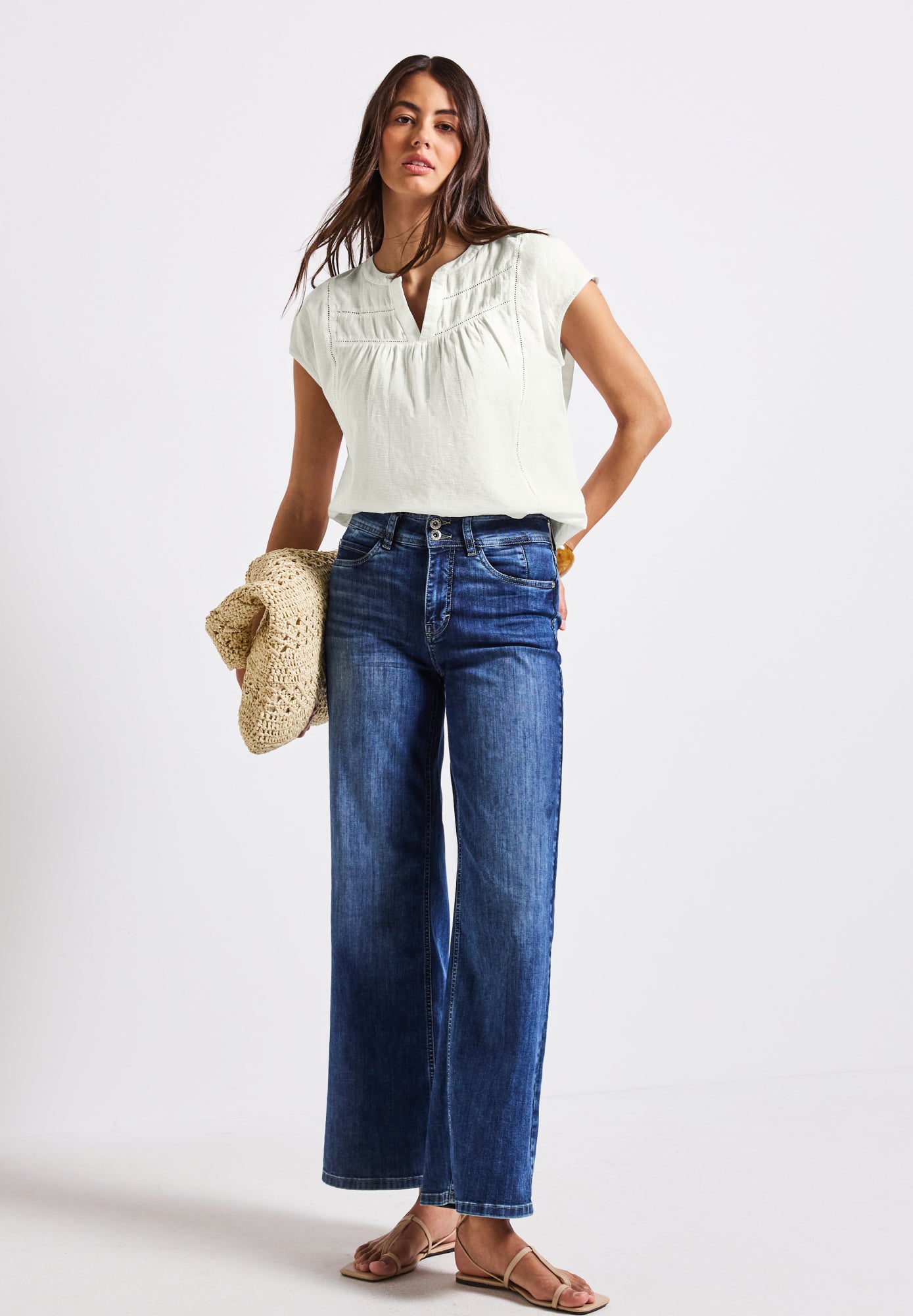 Street One Blusen  creme