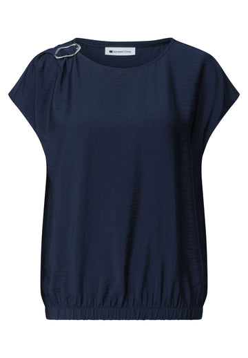 Blusenshirt mit Schnallendetail
