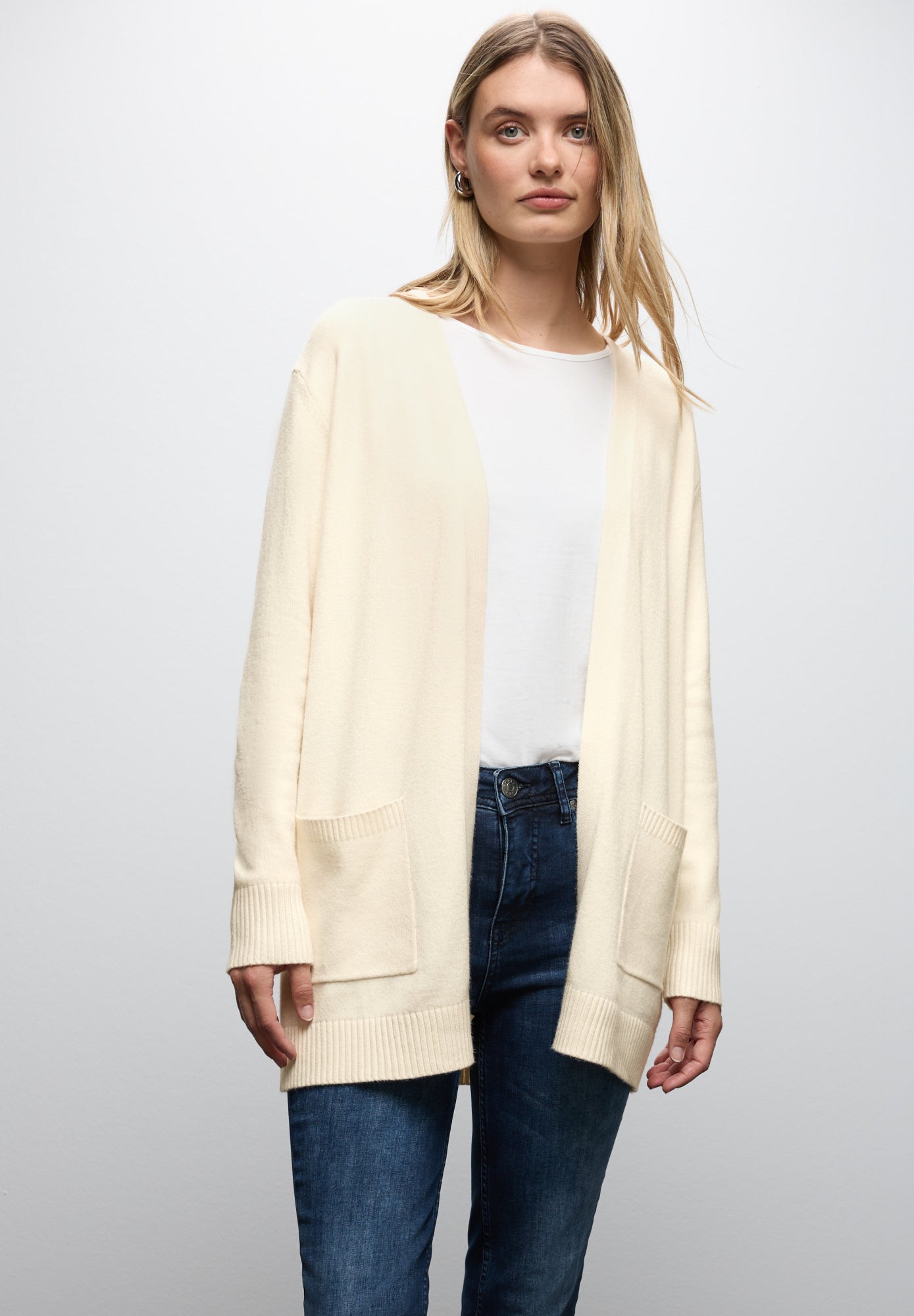 Street One Strickjacken  creme