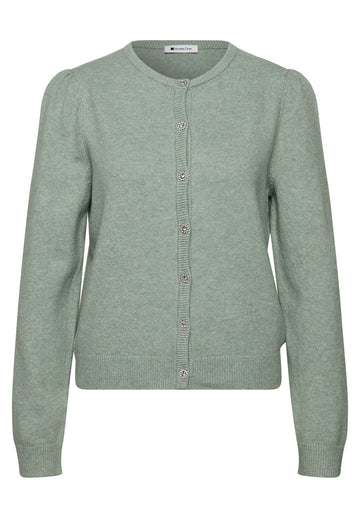 Cardigan mit Rundhals und Knöpfen