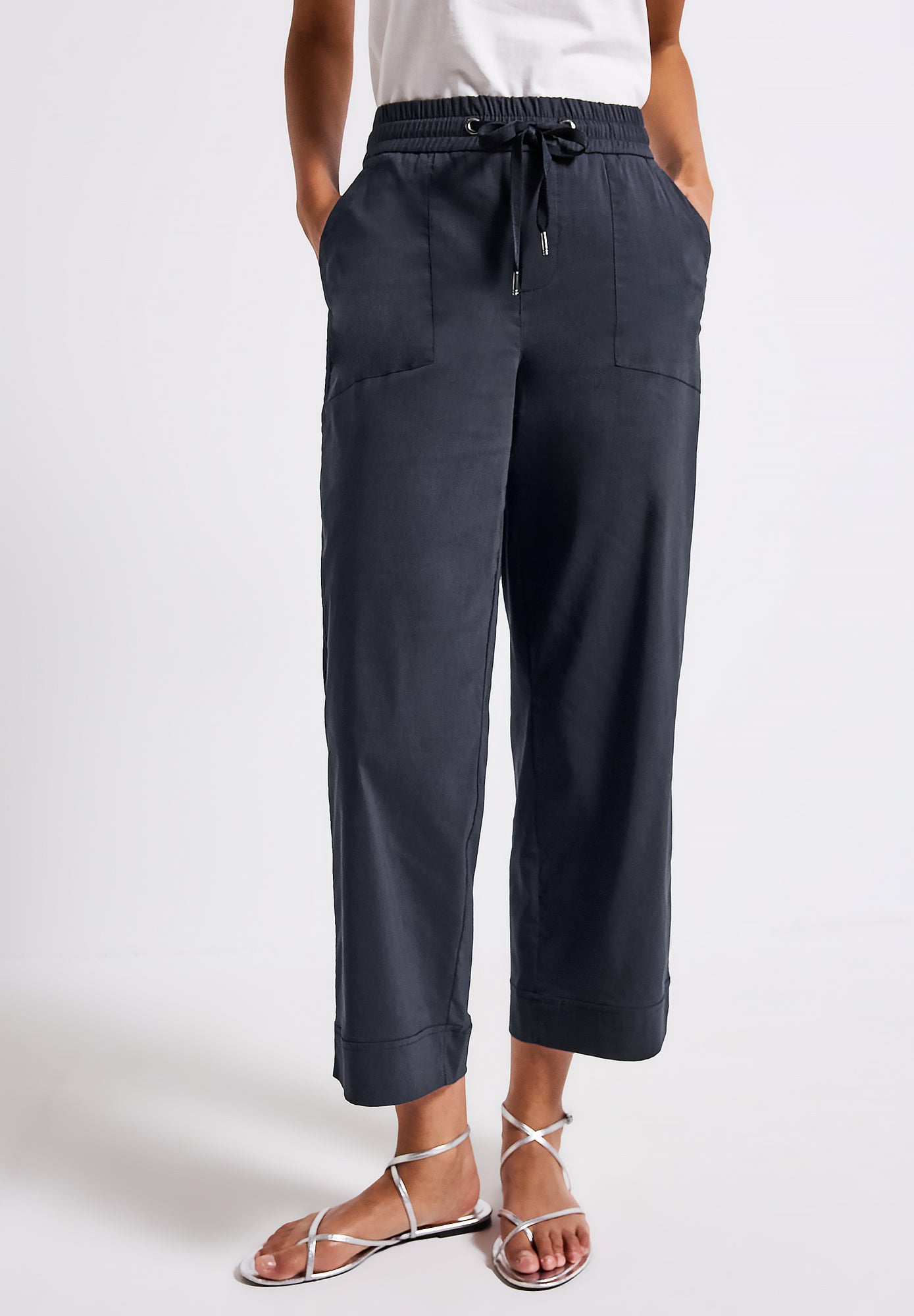 Street One Joggingpants  dunkelblau