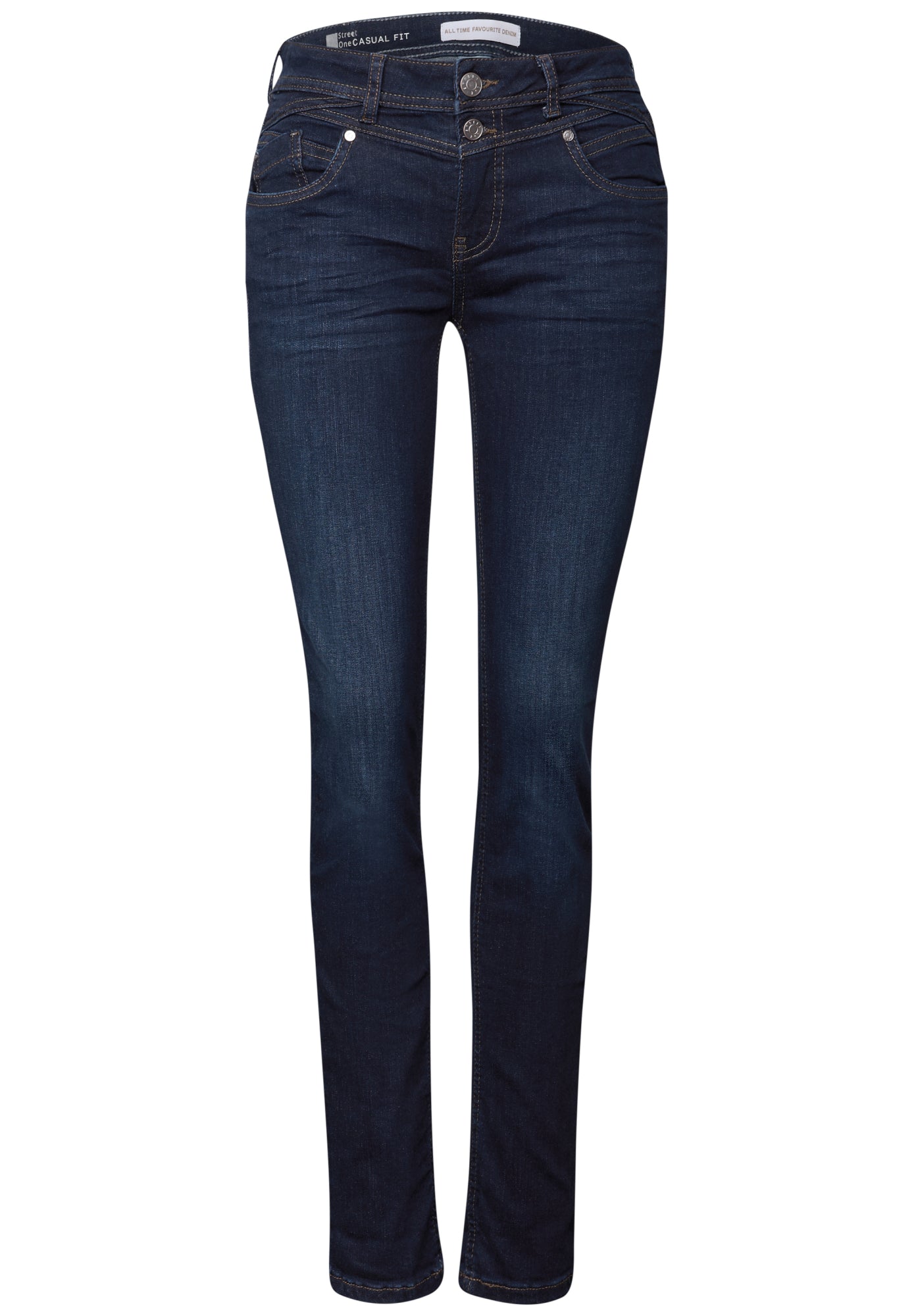 Street One Skinny, Slim  blau