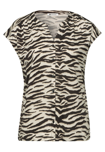 Dropped Shoulder Shirt im Blusen-Look