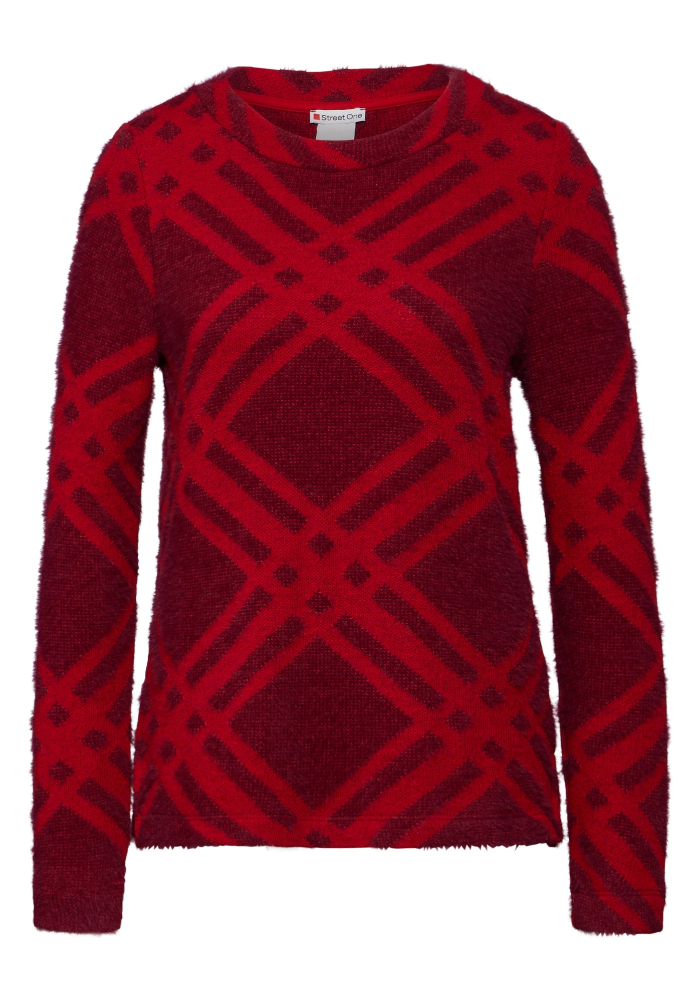 Street One Langarmshirts  rot