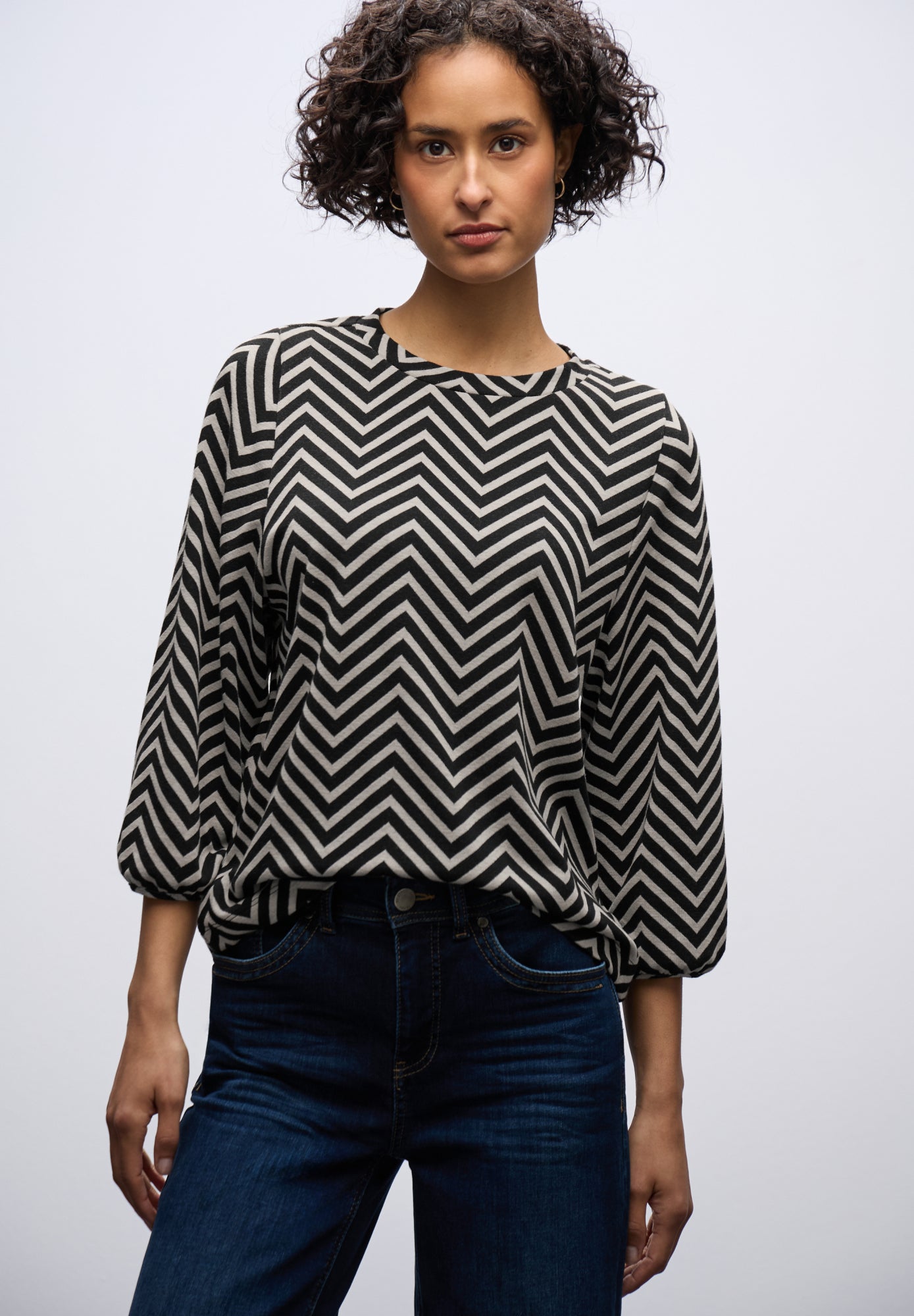 Street One 3/4-Shirts  schwarz