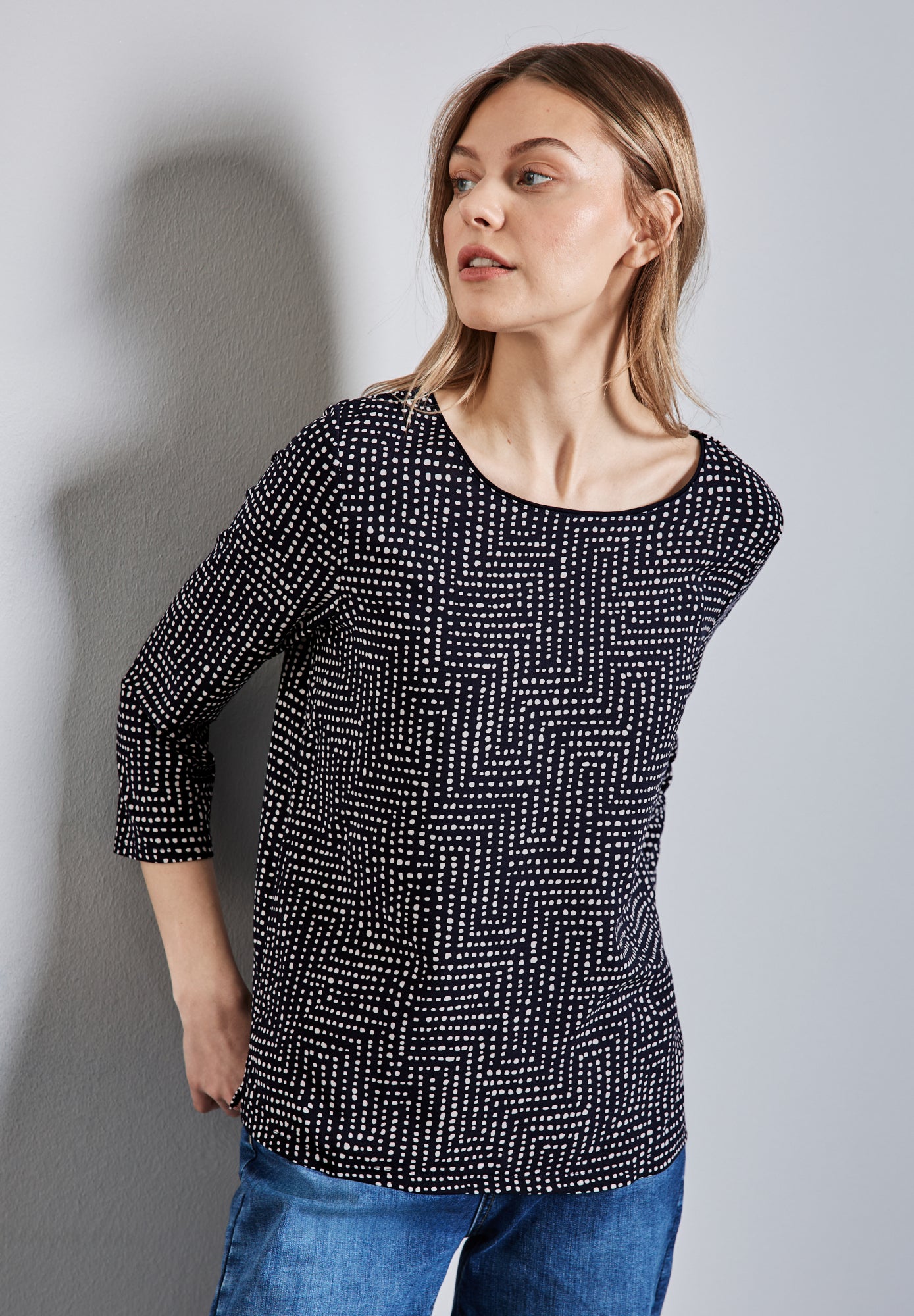 Street One 3/4-Shirts  dunkelblau