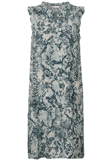 Gemustertes Tunika-Kleid