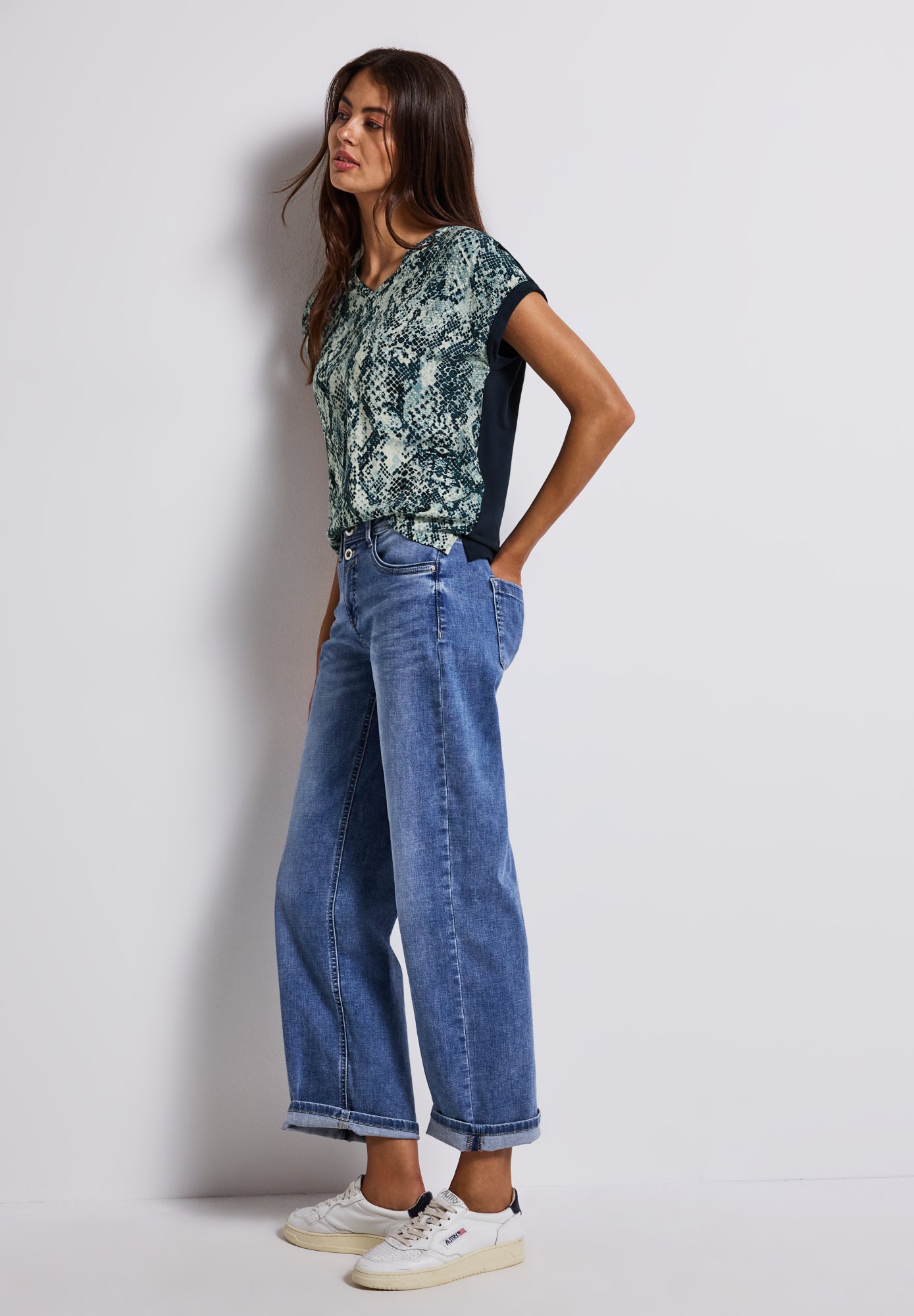 Street One T-Shirts  blau