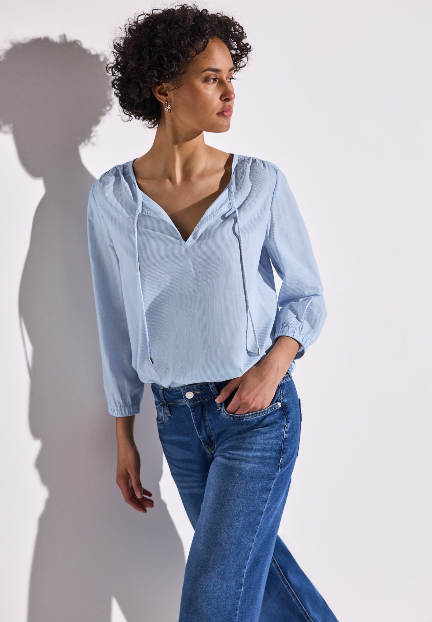 Street One Blusen  hellblau