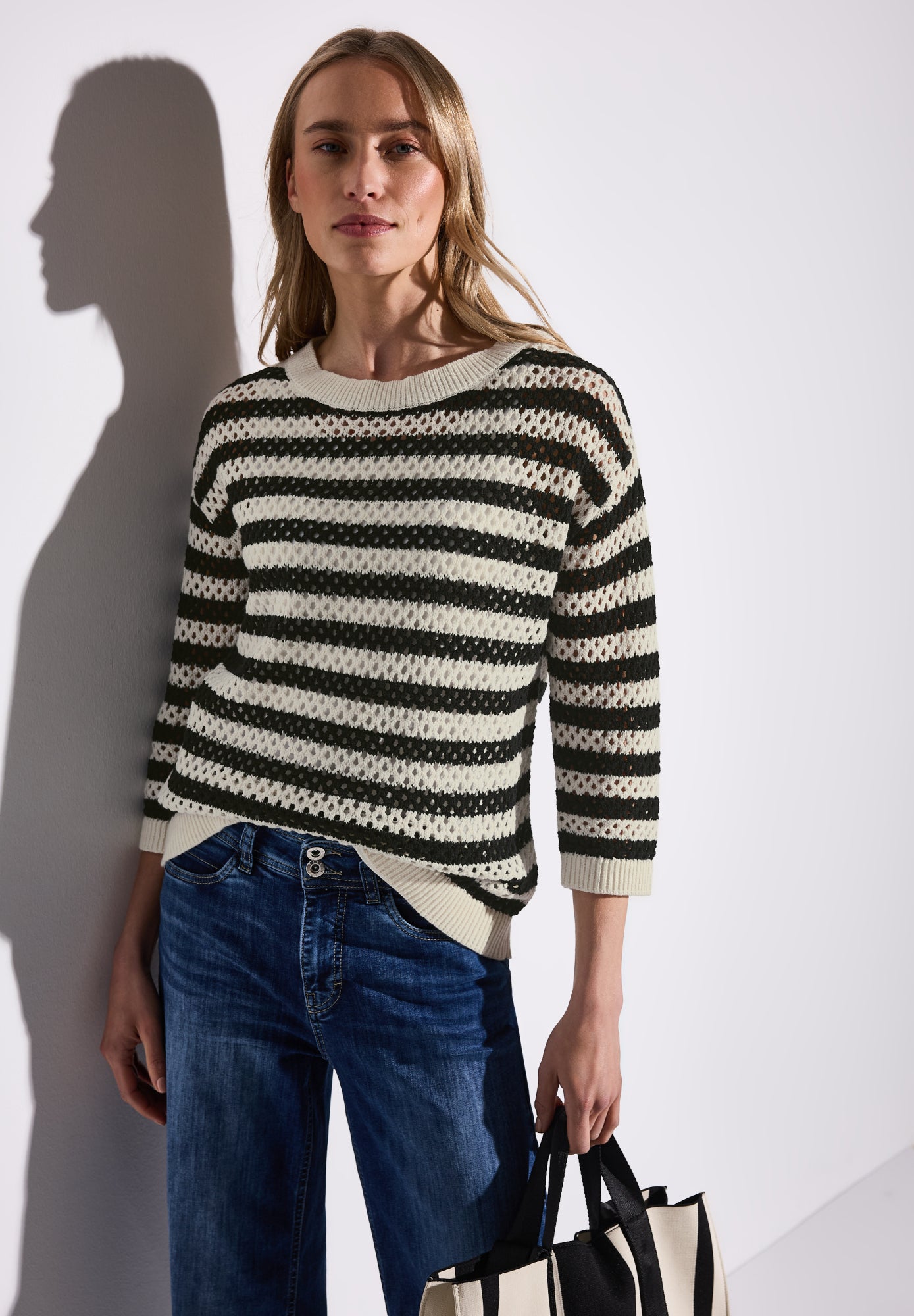 Street One Pullover  schwarz