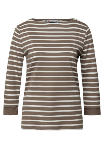 Gestreiftes Basic Shirt