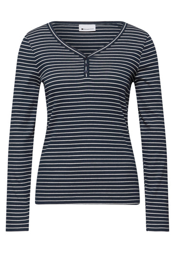 Gestreiftes Langarmshirt