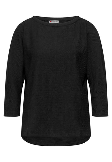 Glitzerndes Strukturshirt