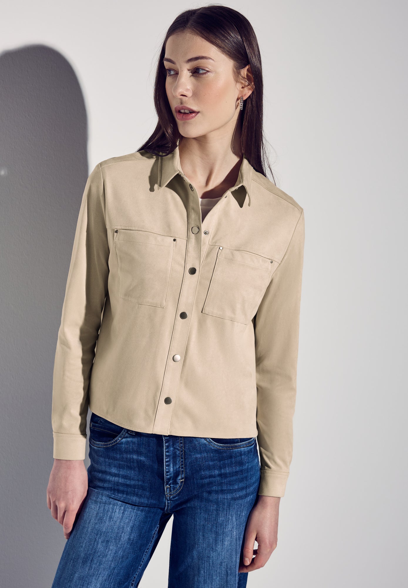 Street One Hemdblusen  beige
