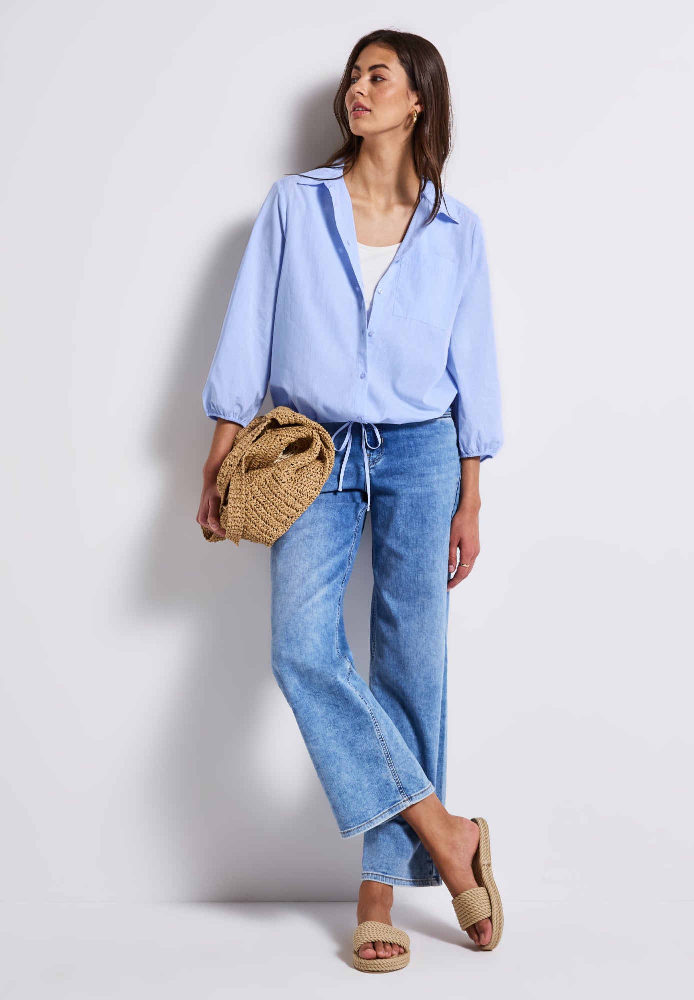 Street One Hemdblusen  hellblau