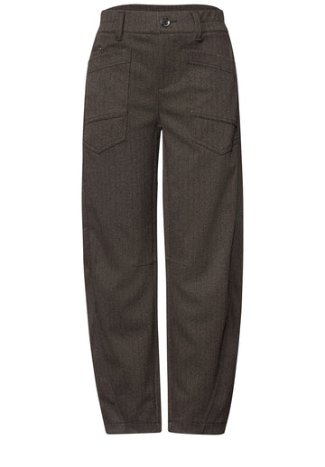 High Waist Barrel Leg Hose