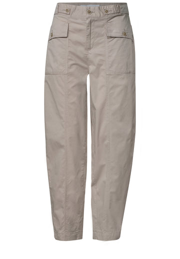 High Waist Barrel Leg Hose