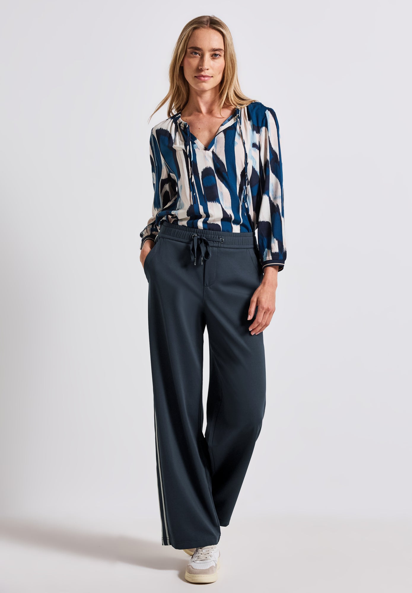 Street One Businesshosen  blau