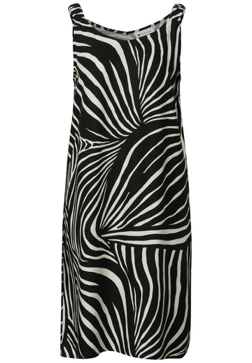 Kleid mit gerafften Trägern