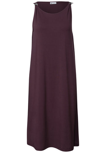 Knielanges Kleid mit Schnallendetail