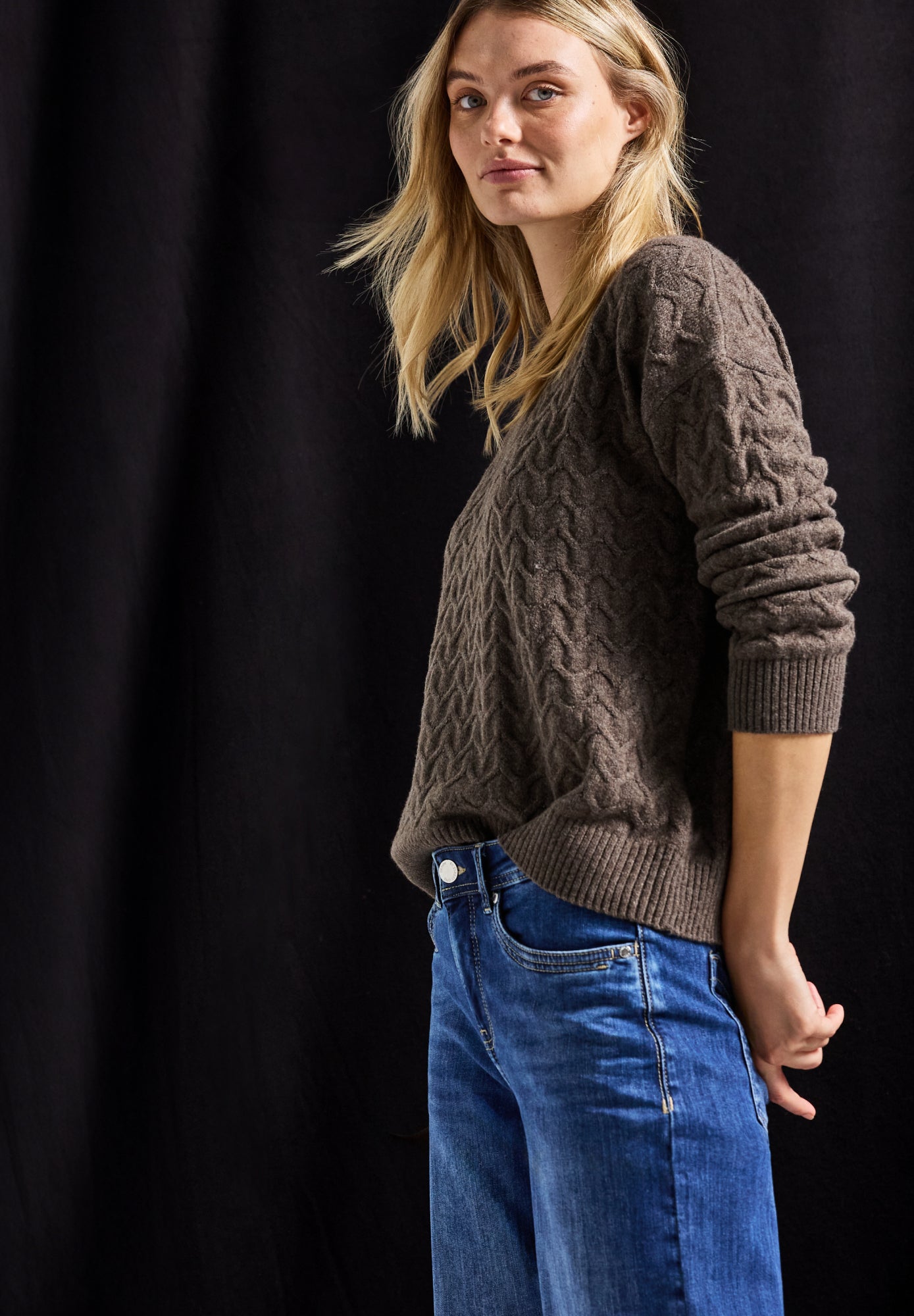 Street One Pullover  braun