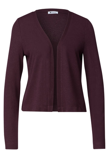 Langarm Jacke in offener Passform
