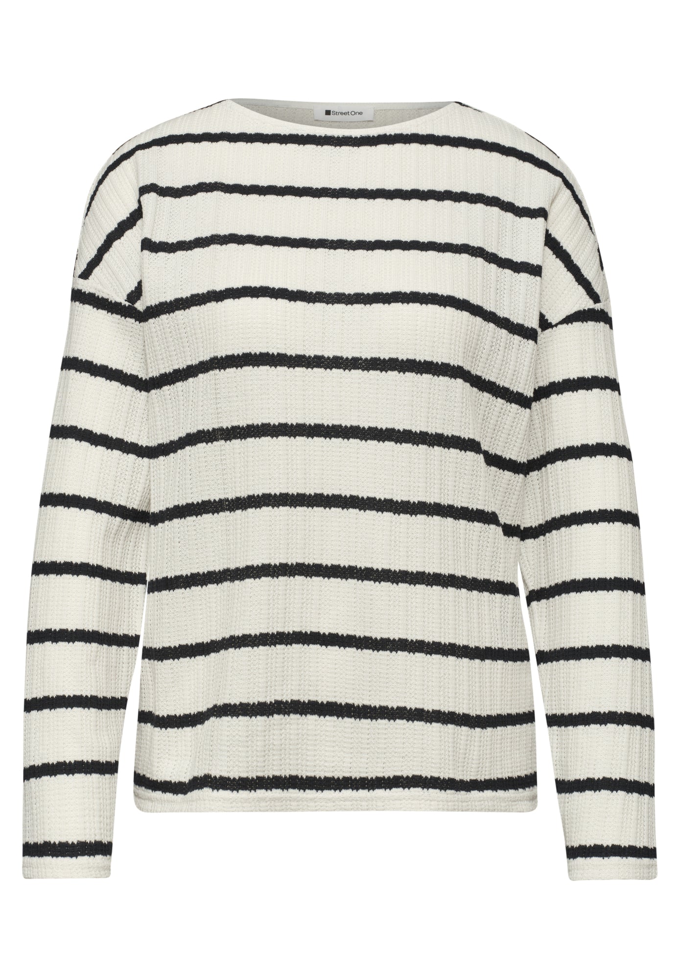 Street One Langarmshirts  dunkelblau