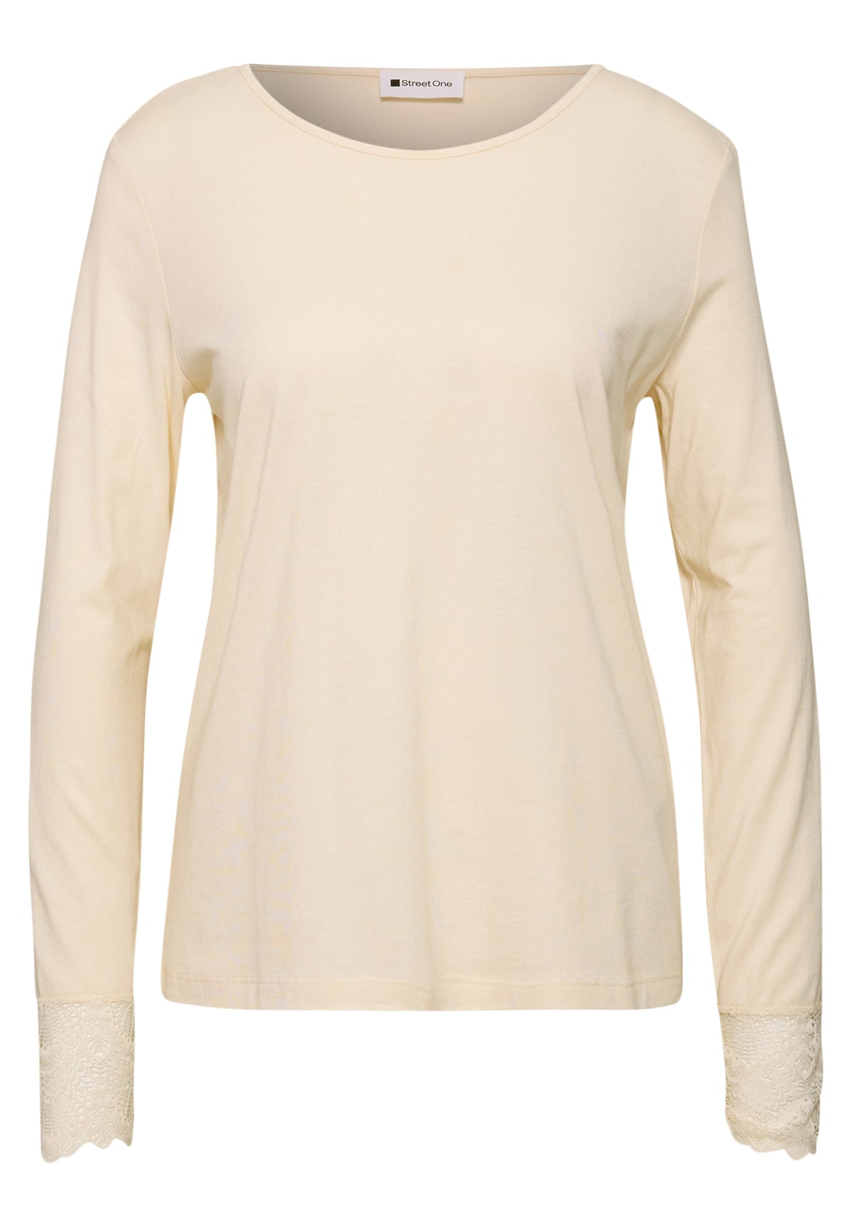 Street One Langarmshirts  beige