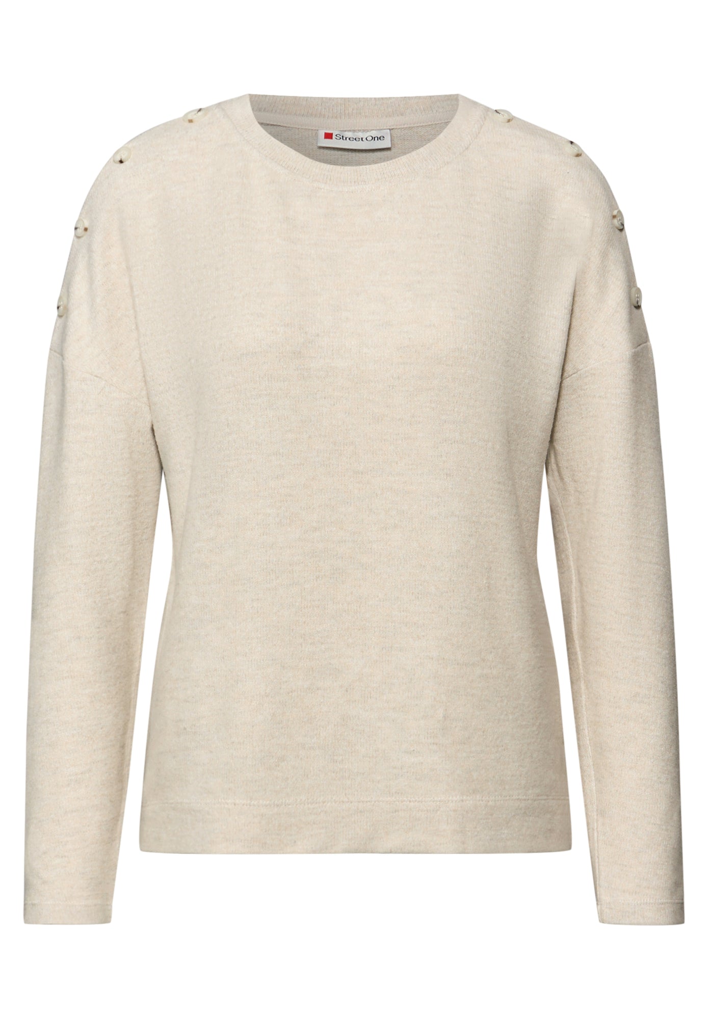 Street One Langarmshirts  beige