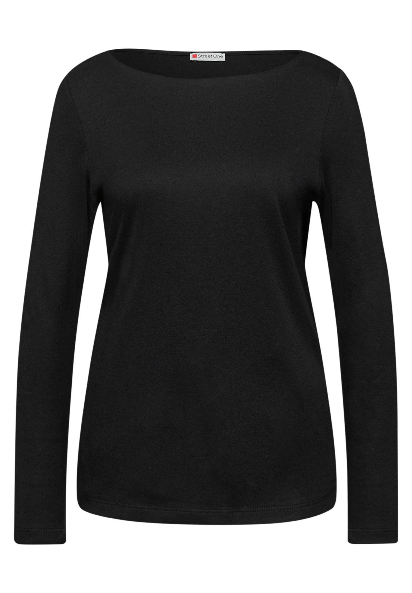 Street One Langarmshirts  schwarz