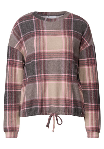 Langarmshirt mit Karomuster