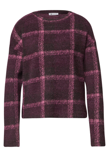 Langarmshirt mit Karomuster