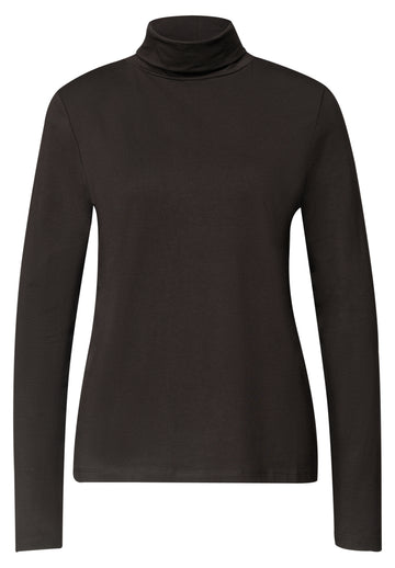 Langarmshirt mit Rollkragen