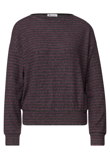 Langarmshirt mit Streifenmuster