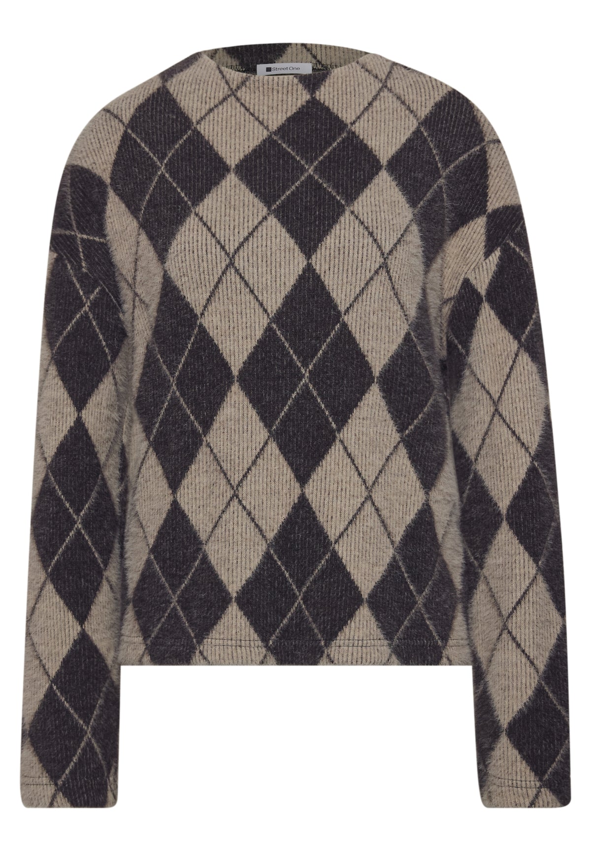 Street One Langarmshirts  braun