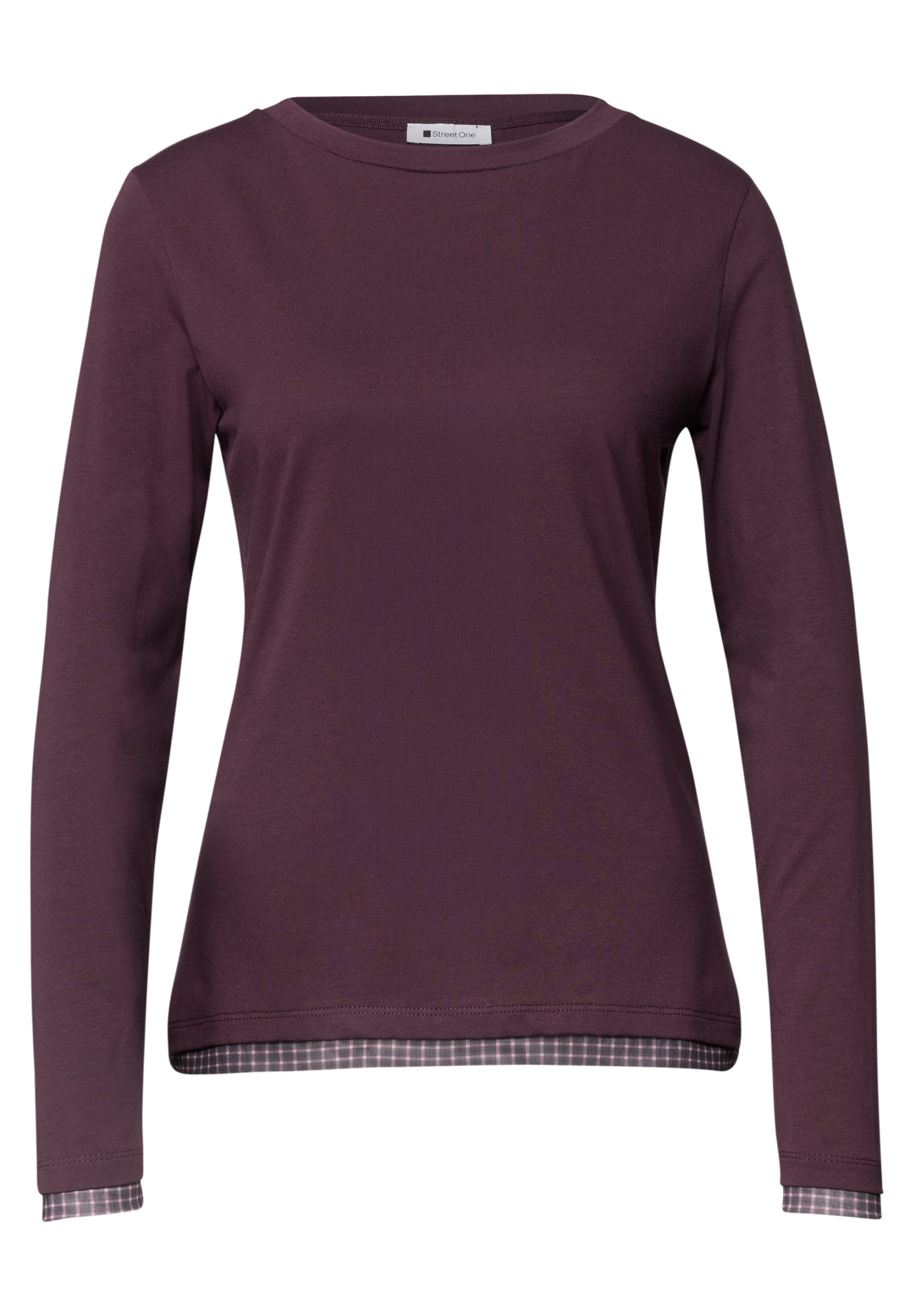 Street One Langarmshirts  bordeaux